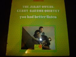 画像1: JIMMY OWENS-KENNY BARRON QUINTET/YOU HAD BETTER LISTEN