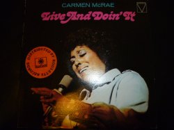 画像1: CARMEN McRAE/LIVE AND DOIN' IT