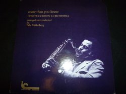 画像1: DEXTER GORDON & ORCHESTRA/MORE THAN YOU KNOW