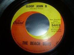 画像1: BEACH BOYS/SLOOP JOHN B
