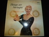 PEGGY LEE/THINGS ARE SWINGIN'