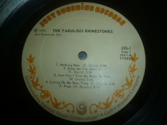 FABULOUS RHINESTONES/SAME - EXILE RECORDS
