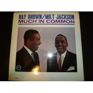 画像: RAY BROWN &MILT JACKSON/MUCH IN COMMON