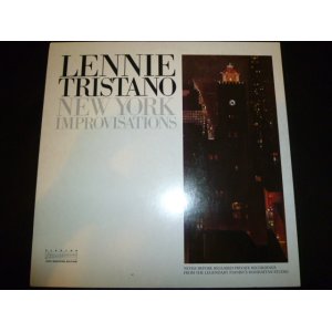 画像: LENNIE TRISTANO/NEW YORK IMPROVISATIONS