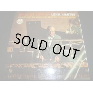画像: LIONEL HAMPTON/YOU BETTER KNOW IT!!!