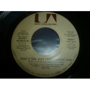 画像: BOBBY WOMACK/THAT'S THE WAY I FEEL ABOUT CHA