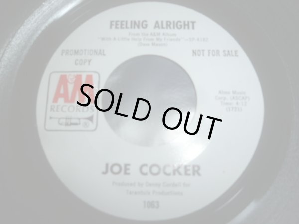 画像1: JOE COCKER/FEELING ALRIGHT