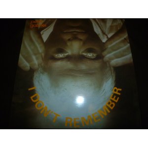 画像: PETER GABRIEL/I DON'T REMEMBER (12")