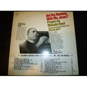 画像: MALCOLM BOYD &CHARLIE BYRD/ARE YOU RUNNING WITH ME,JESUS?