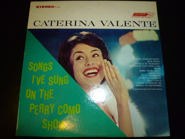 画像1: CATERINA VALENTE/SONGS I'VE SUNG ON THE PERRY COMO SHOW