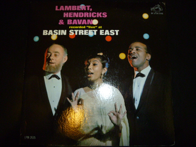 画像1: LAMBERT,HENDRICKS AND BAVAN/RECORDED "LIVE" AT BASIN STREET EAST
