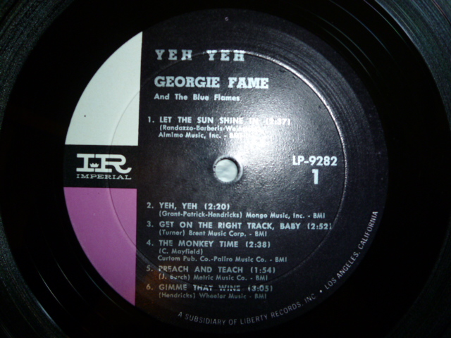 画像: GEORGIE FAME/YEH YEH