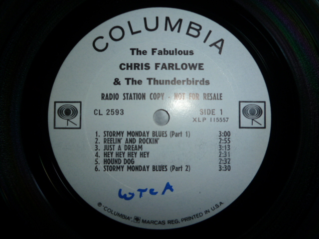 画像: CHRIS FARLOWE &THE THUNDERBIRDS/SAME