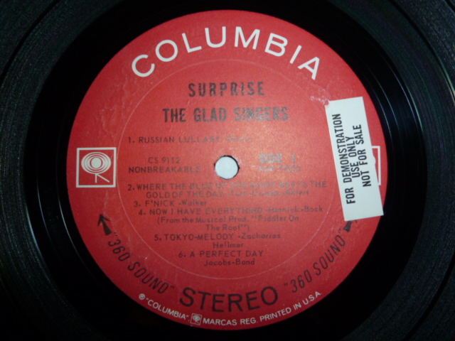 画像: GLAD SINGERS/SURPRISE!