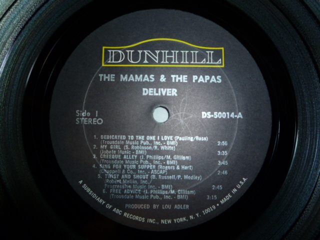 画像: MAMAS & THE PAPAS/DELIVER