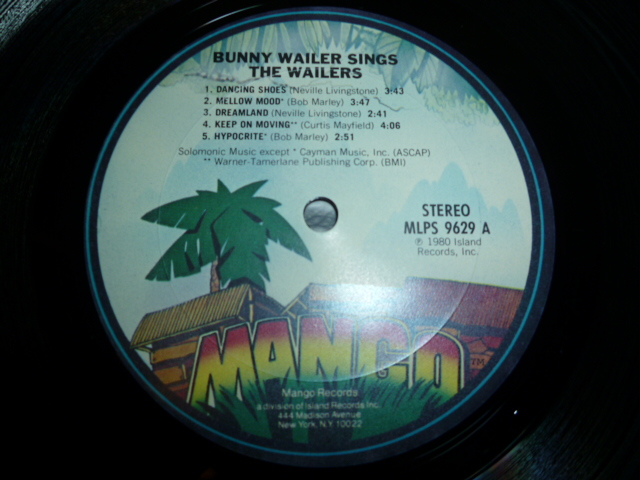 画像: BUNNY WAILER/SINGS THE WAILERS