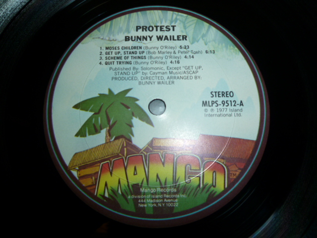 画像: BUNNY WAILER/PROTEST