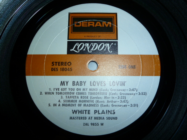 画像: WHITE PLAINS/MY BABY LOVES LOVIN'