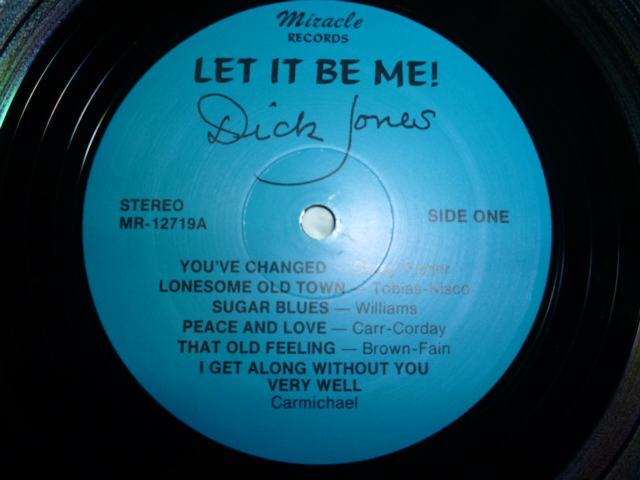 画像: DICK JONES/LET IT BE ME!