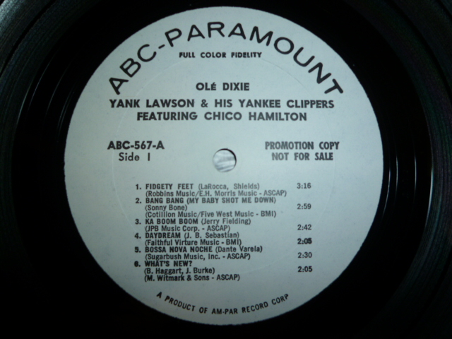 画像: YANK LAWSON & HIS YANKEE CLIPPERS/OLE' DIXIE