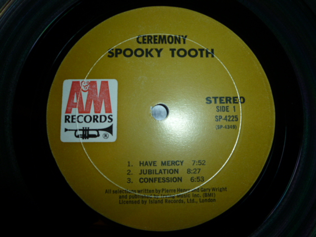 画像: SPOOKY TOOTH/CEREMONY