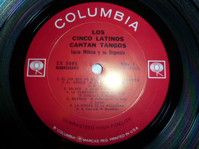 画像: LOS CINCO LATINOS/CANTAN TANGOS