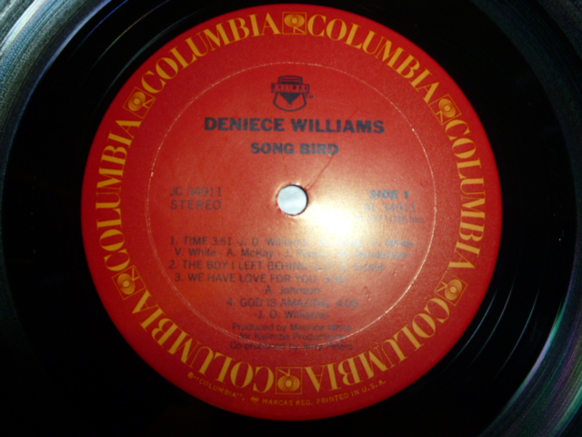 画像: DENIECE WILLIAMS/SONG BIRD