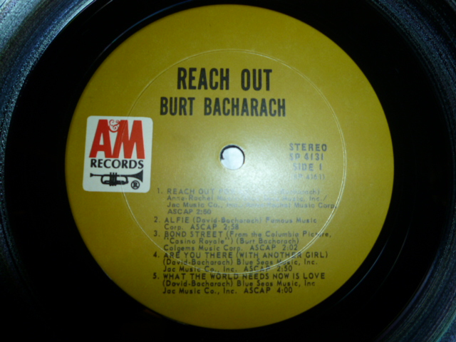 画像: BURT BUCHARACH/REACH OUT