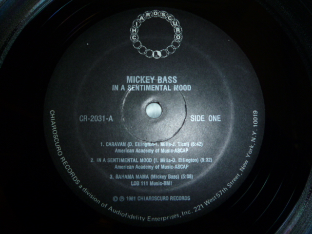 画像: MICKEY BASS/IN A SENTIMENTAL MOOD