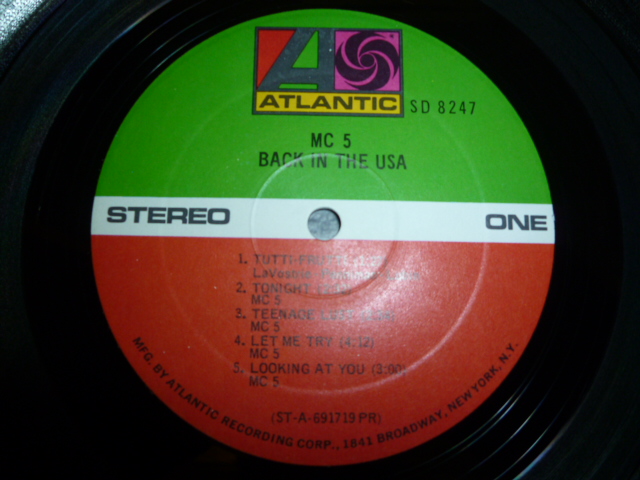 画像: MC5/BACK IN THE USA