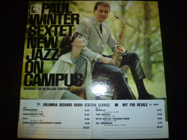 画像1: PAUL WINTER SEXTET/NEW JAZZ ON CAMPUS