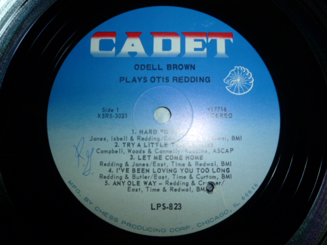 画像: ODELL BROWN/PLAYS OTIS REDDING