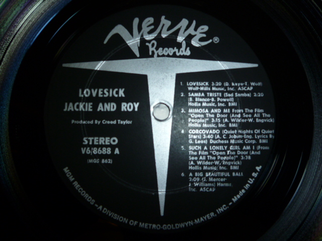 画像: JACKIE & ROY/LOVESICK