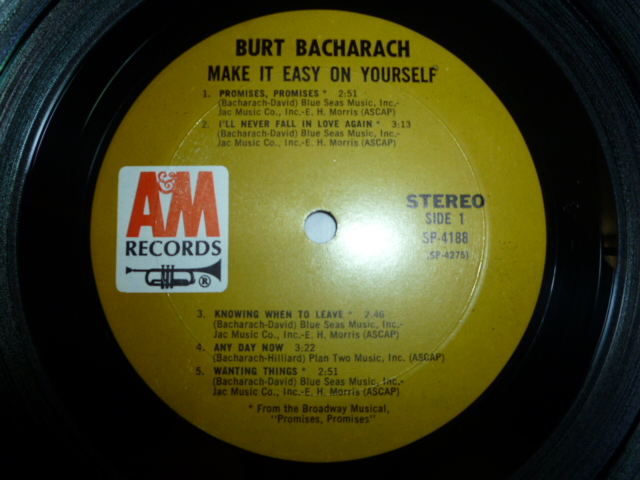 画像: BURT BACHARACH/MAKE IT EASY ON YOURSELF