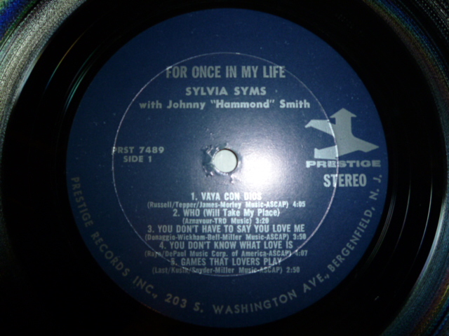 画像: SYLVIA SYMS/FOR ONCE IN MY LIFE