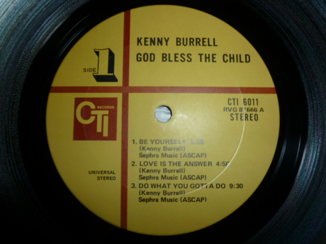 画像: KENNY BURRELL/GOD BLESS THE CHILD