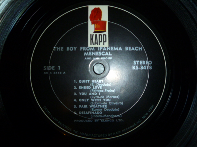 画像: MENESCAL/THE BOY FROM IPANEMA BEACH