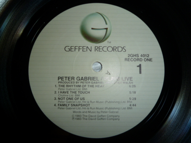 画像: PETER GABRIEL/PLAYS LIVE