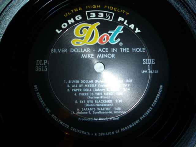 画像: MIKE MINOR/SILVER DOLLAR-ACE IN THE HOLE