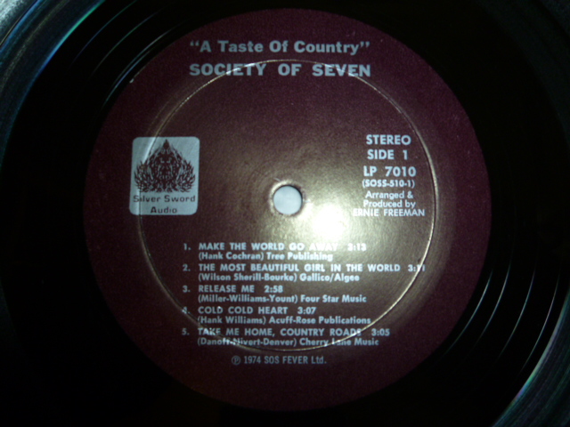 画像: SOCIETY OF SEVEN/A TASTE OF COUNTRY