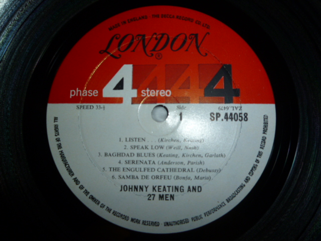 画像: JOHNNY KEATING/THE KEATING SOUND