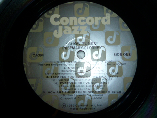 画像: ROSEMARY CLOONEY/SHOW TUNES