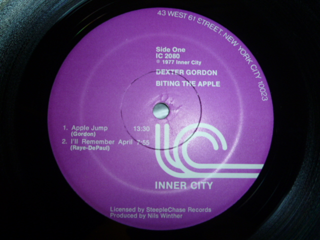 画像: DEXTER GORDON QUARTET/BITING THE APPLE