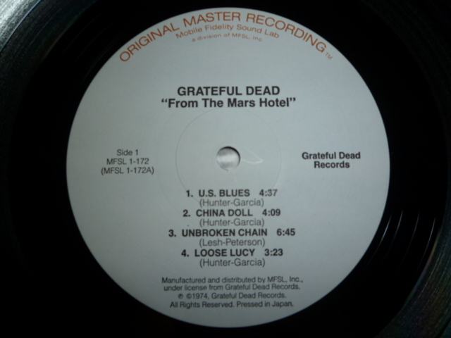 画像: GRATEFUL DEAD/FROM THE MARS HOTEL