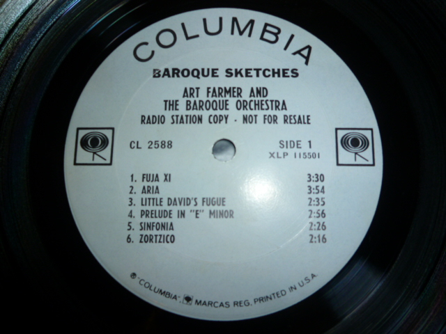 画像: ART FARMER & THE BAROQUE ORCHESTRA/BAROQUE SKETCHES