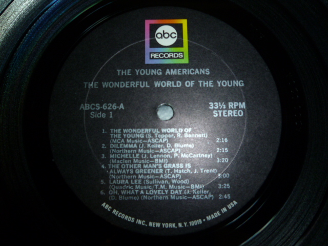 画像: YOUNG AMERICANS/THE WONDERFUL WORLD OF THE YOUNG