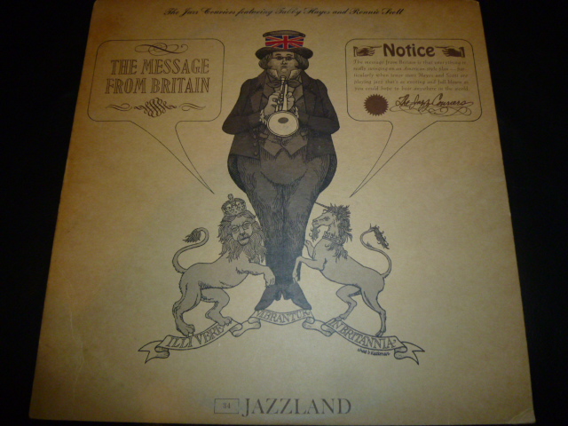 画像1: JAZZ COURIERS featuring TUBBY HAYES & RONNIE SCOTT/THE MESSAGE FROM BRITAIN