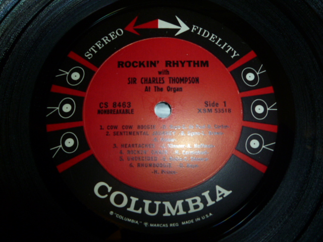 画像: SIR CHARLES THOMPSON/ROCKIN' RHYTHM