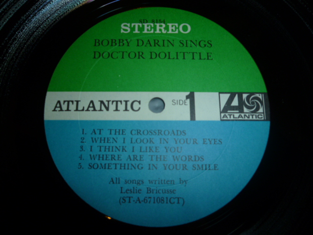 画像: BOBBY DARIN/SINGS DOCTOR DOLITTLE