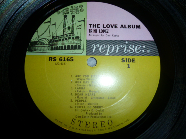 画像: TRINI LOPEZ/THE LOVE ALBUM